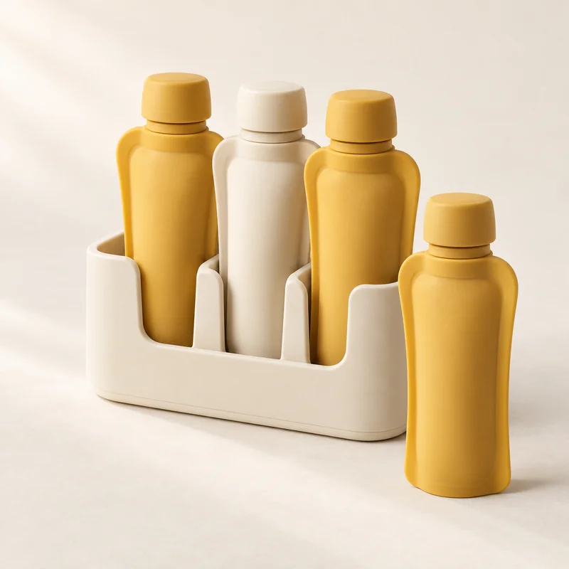 AI-generated unbranded squeeze mold concept; not the actual ZOKU Summer Pops